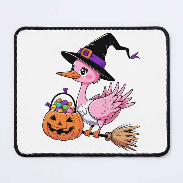 Item preview, Cute Pink Witch Bird with Halloween Pumpkin designed and sold by Maya75.