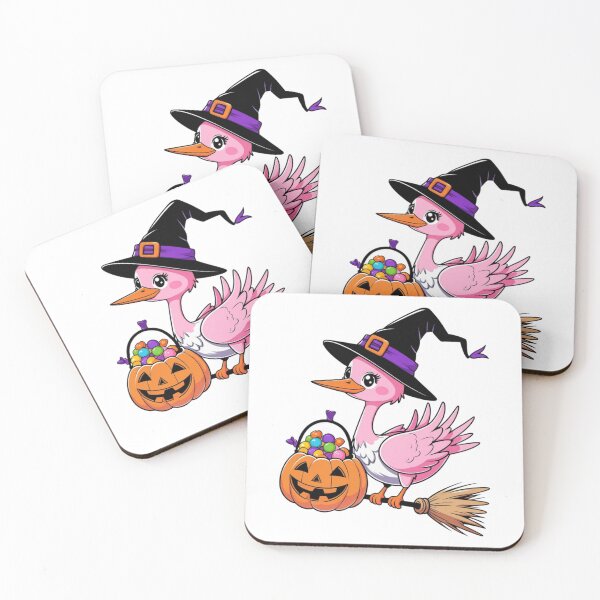 Item preview, Cute Pink Witch Bird with Halloween Pumpkin designed and sold by Maya75.