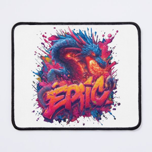 Item preview, Epic Dragon – Colorful Fantasy Graffiti Artwork designed and sold by AlexLineArt.