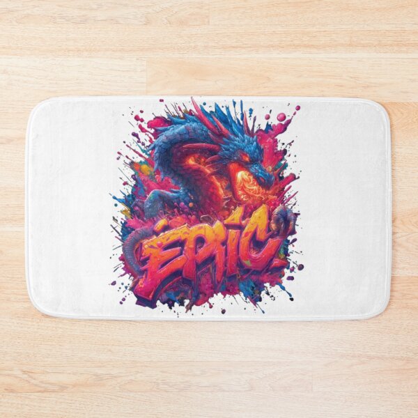 Item preview, Epic Dragon – Colorful Fantasy Graffiti Artwork designed and sold by AlexLineArt.