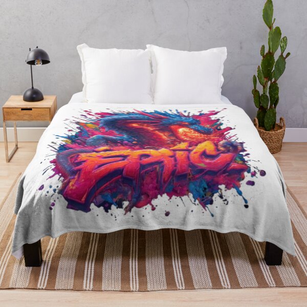 Item preview, Epic Dragon – Colorful Fantasy Graffiti Artwork designed and sold by AlexLineArt.