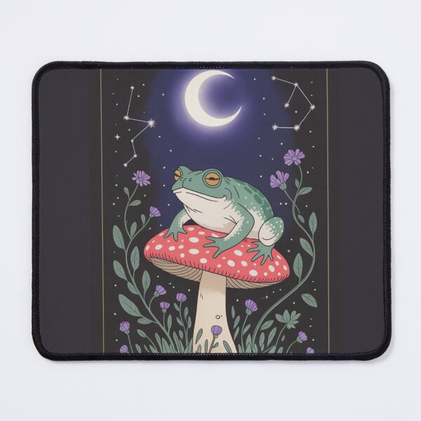 Item preview, Night Frog under the Moon – Mystical and Celestial Style designed and sold by FusiTink.