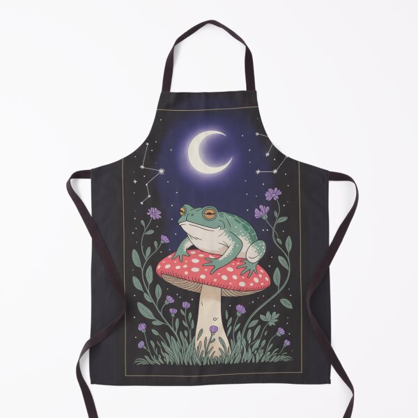 Item preview, Night Frog under the Moon – Mystical and Celestial Style designed and sold by FusiTink.