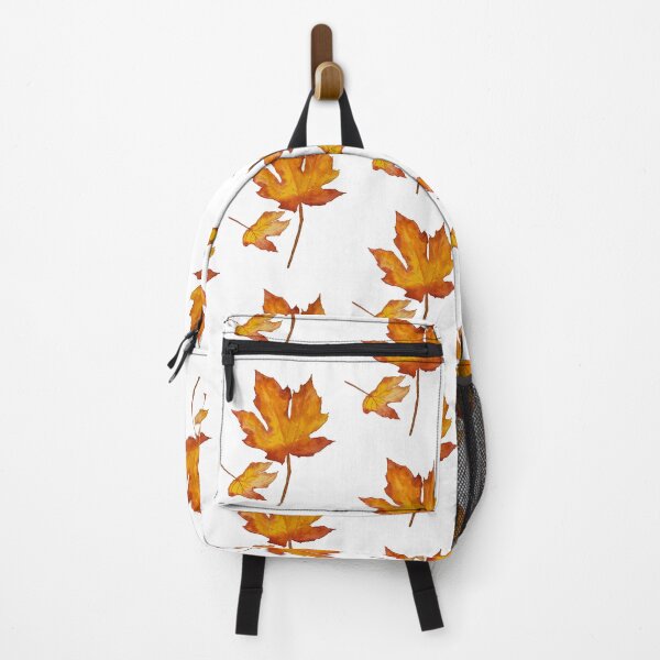 Item preview, Two Orange Maple Leaves designed and sold by Lisa Neuman Watercolors.