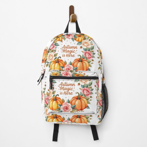 Item preview, Autumn floral wreath with pumpkins and roses designed and sold by Artchyzh.