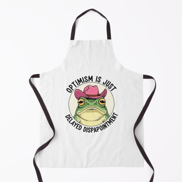 Item preview, Optimism is disappointment, sarcastic, cynical humor, Funnyfits70, retro, vintage, meme, funny, humor designed and sold by FunnyFits70.