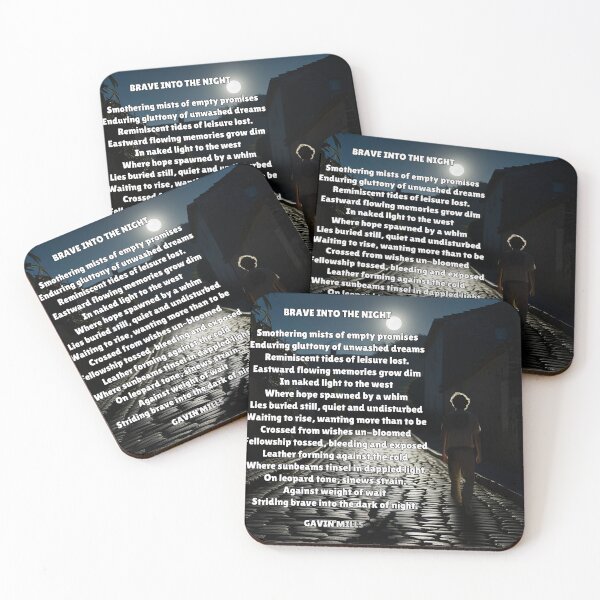 Item preview, Brave Into The Night designed and sold by Slum-Alley.