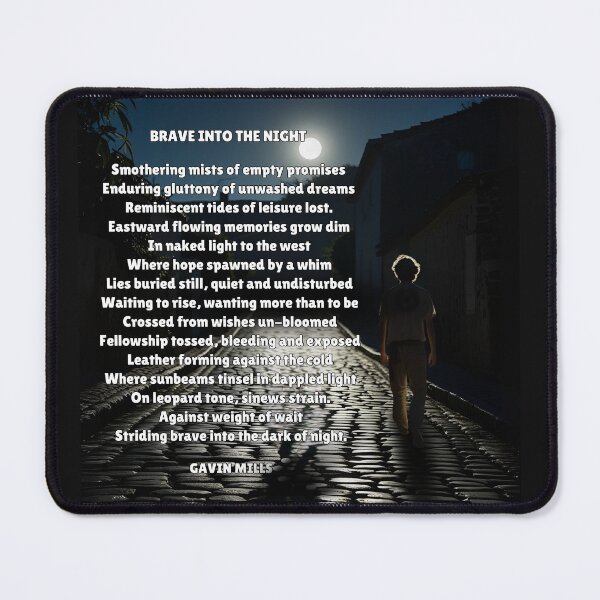 Item preview, Brave Into The Night designed and sold by Slum-Alley.