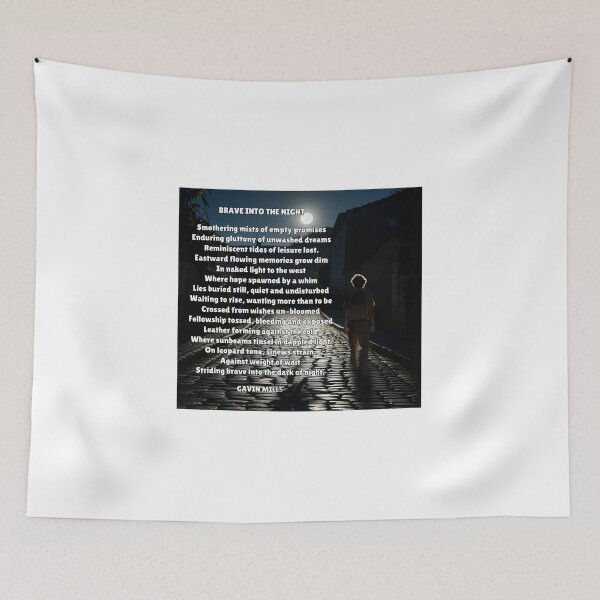 Item preview, Brave Into The Night designed and sold by Slum-Alley.