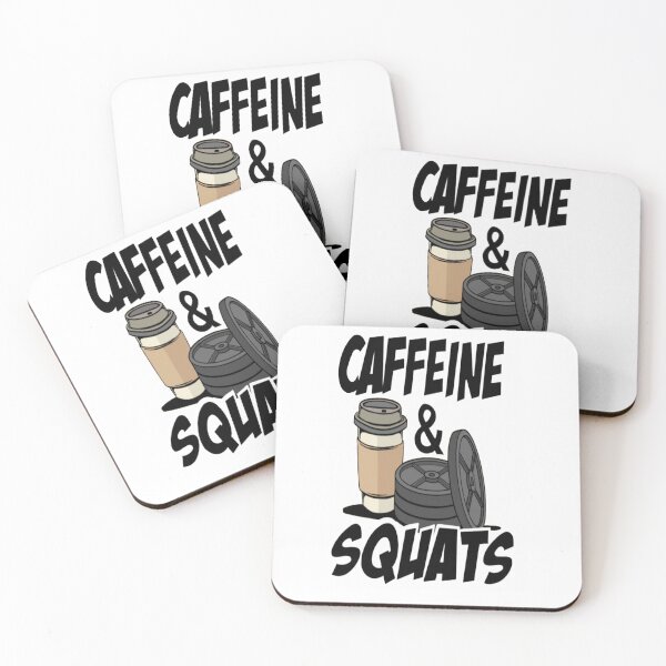 Item preview, Caffeine and squats  designed and sold by Fxtrotstudio.