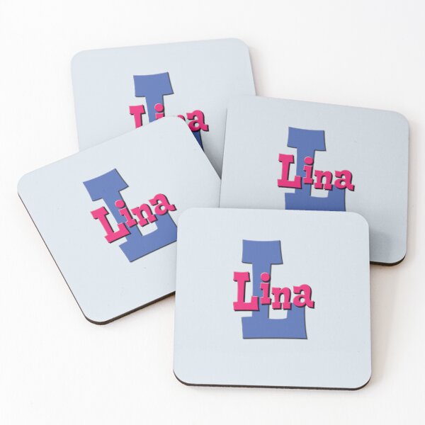 Item preview, L is for Lina, Girl’s and Woman's Name and Initial  designed and sold by CharlottePlaceArt.