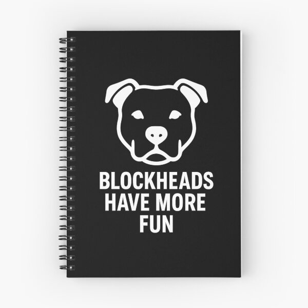 Item preview, Blockheads Have More Fun Staffordshire Terriers designed and sold by nbg2012.