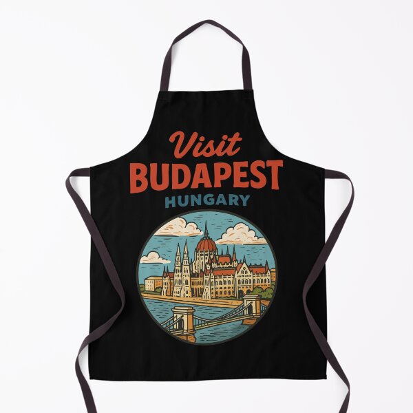 Item preview, Visit Budapest Retro designed and sold by TomFrontierArt.