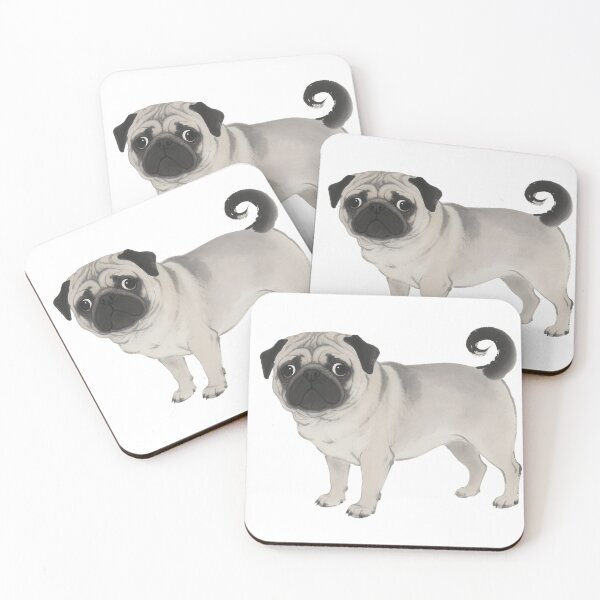 Item preview, Ink Drawing Art for Pug designed and sold by forget45studio.