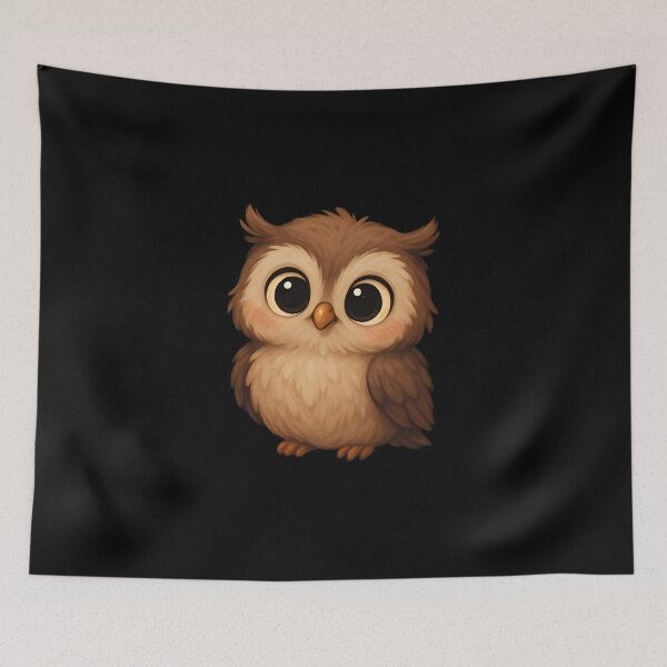 Item preview, Cute Baby Owl Big Eyes designed and sold by Amr Siam.