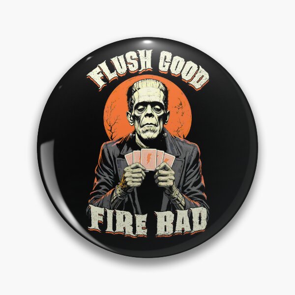 Item preview, Poker Player Halloween Funny Frankenstein Flush Good Cards designed and sold by GrandeDuc.