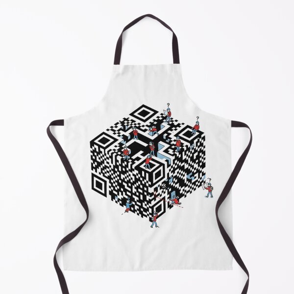 Item preview, Lost in the QR Code – Geek Maze Art iPhone 16 Case designed and sold by ArkangelStudio.