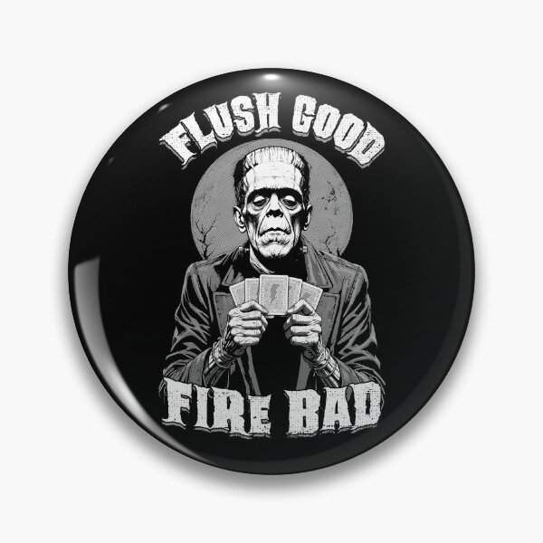 Item preview, Poker Player Halloween Funny Frankenstein Flush Good Cards designed and sold by GrandeDuc.