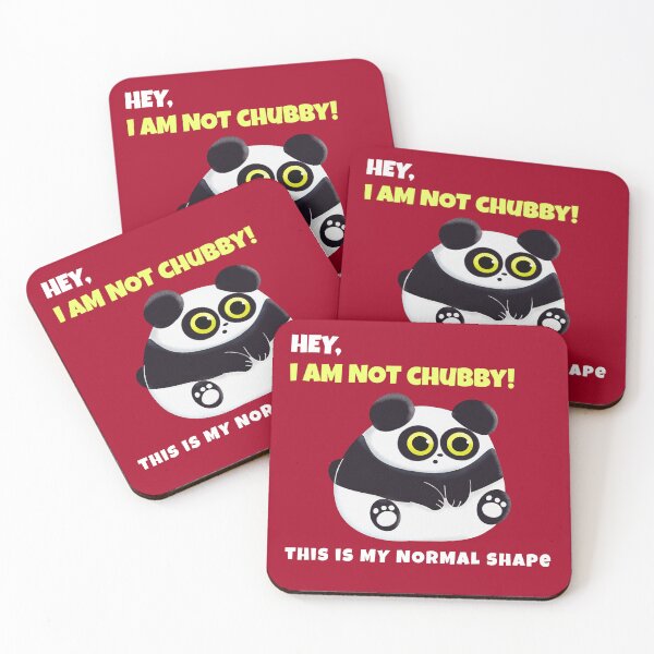 Item preview, HEY, I Am Not Chubby! This Is My Normal  Shape  designed and sold by farhan20.
