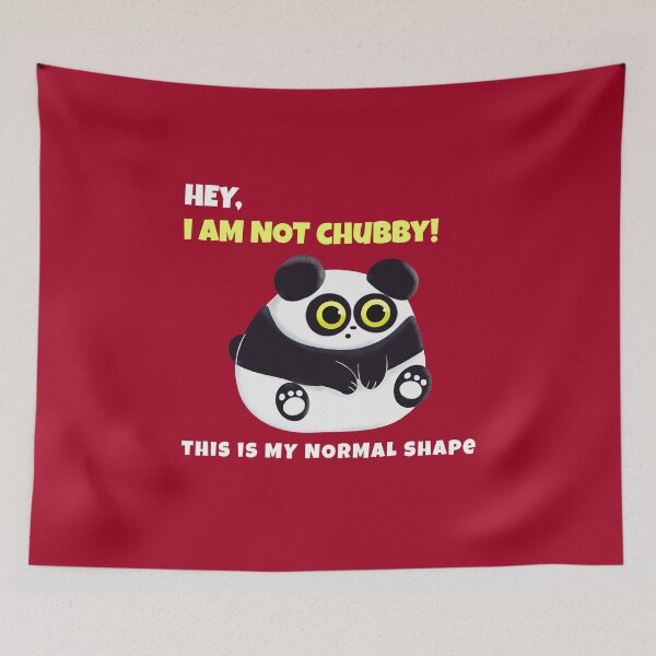 Item preview, HEY, I Am Not Chubby! This Is My Normal  Shape  designed and sold by farhan20.