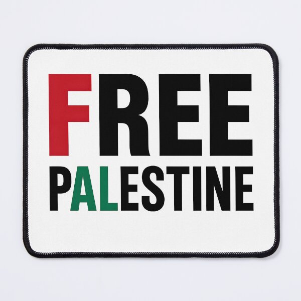 Item preview, Free Palestine Design – Bold Protest Graphic, Political Solidarity Art, Human Rights Statement designed and sold by BRAINROTWEAR.