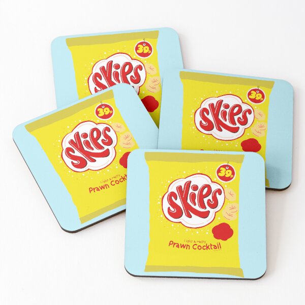 Artikelvorschau, Skips Crisps Illustration – Kultige britische Snack-Kunst entworfen und verkauft von Kimmage.
