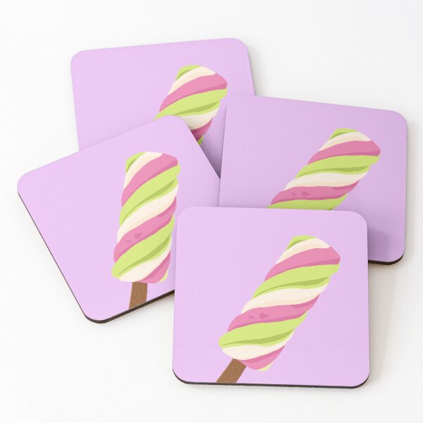 Item preview, Twister Ice Lolly Illustration – Retro Frozen Treat Art designed and sold by Kimmage.