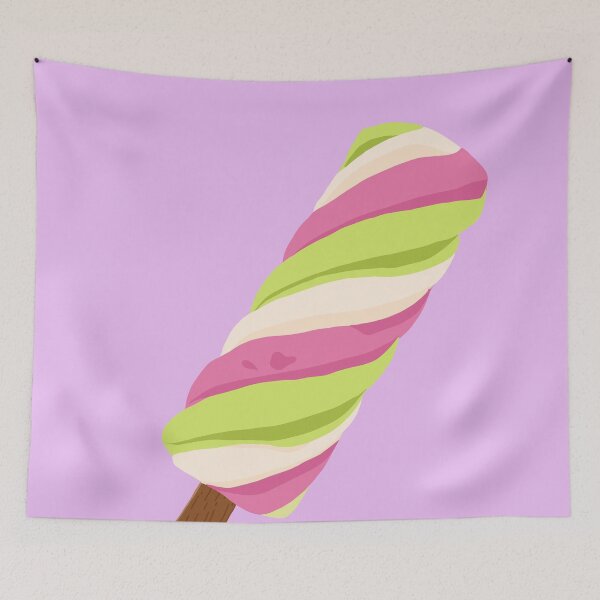 Item preview, Twister Ice Lolly Illustration – Retro Frozen Treat Art designed and sold by Kimmage.