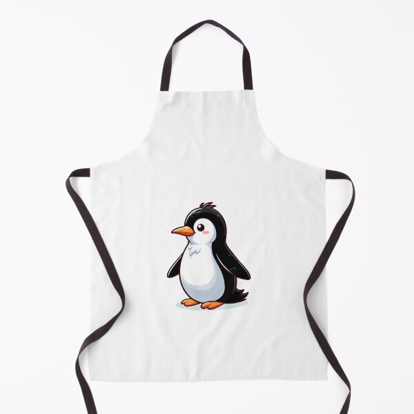 Item preview, Cute Cartoon Penguin with Blush and Tuft of Hair designed and sold by cave-canvas.