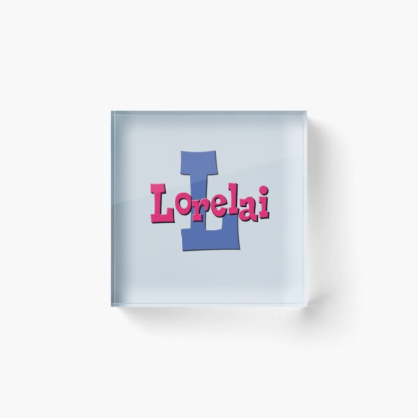 Item preview, L is for Lorelai, Girl’s and Woman's Name and Initial  designed and sold by CharlottePlaceArt.