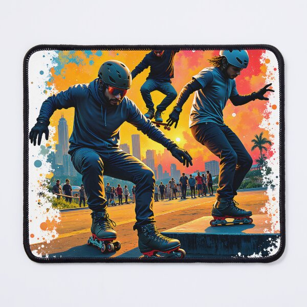 Item preview, Rollerblading, Inline skating, Skate Boarding designed and sold by Huskyyy Designs.