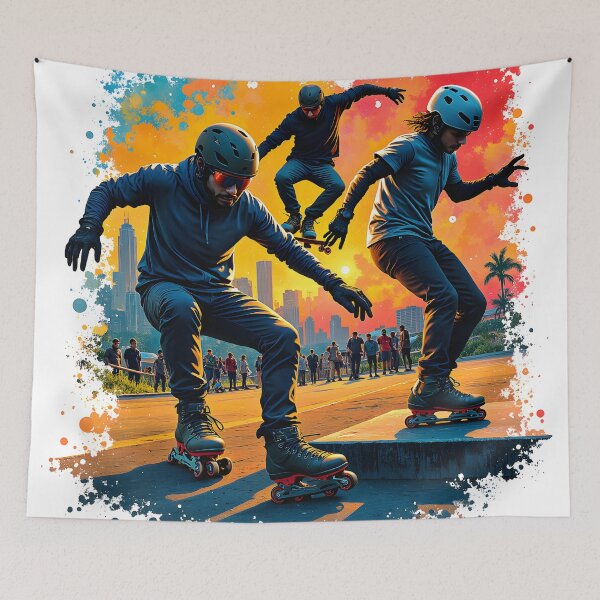 Item preview, Rollerblading, Inline skating, Skate Boarding designed and sold by Huskyyy Designs.