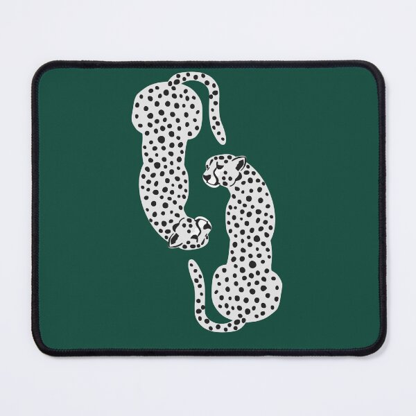 Item preview, Minimalist Cheetah Art on Emerald Green designed and sold by LOhanaprints.