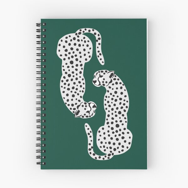 Item preview, Minimalist Cheetah Art on Emerald Green designed and sold by LOhanaprints.
