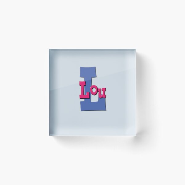 Item preview, L is for Lou, Girl’s and Woman's Name and Initial  designed and sold by CharlottePlaceArt.