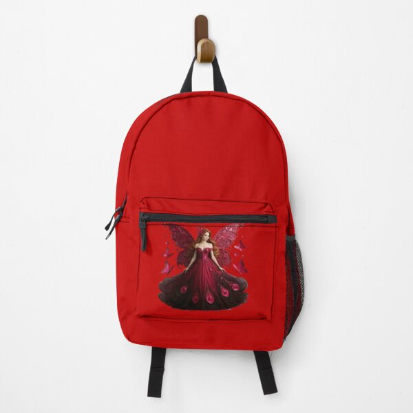 Item preview, Red Butterfly Fairy Goddess Art Print for Home decor and clothes  designed and sold by TheGaliyaStudio.
