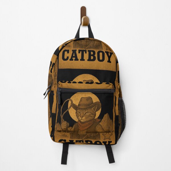 Item preview, Vintage Cowboy Cat designed and sold by RetroPawsDesign.
