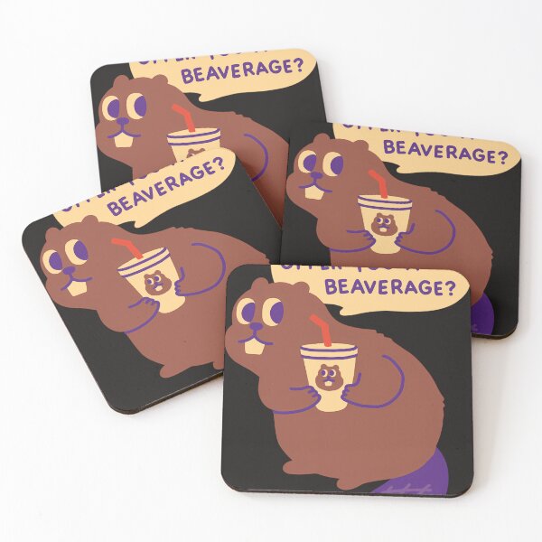 Item preview, Beaver-Offers-A-Beverage designed and sold by AlessandrStros.