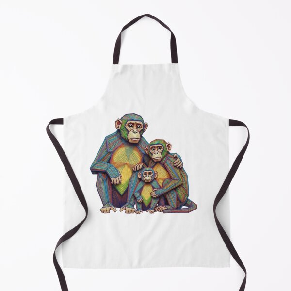 Item preview, monkey family designed and sold by PP&RAINBOW SHOP.
