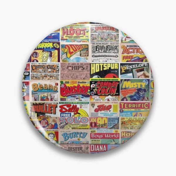 Item preview, Vintage British Comics Tribute designed and sold by IanBakerToons.