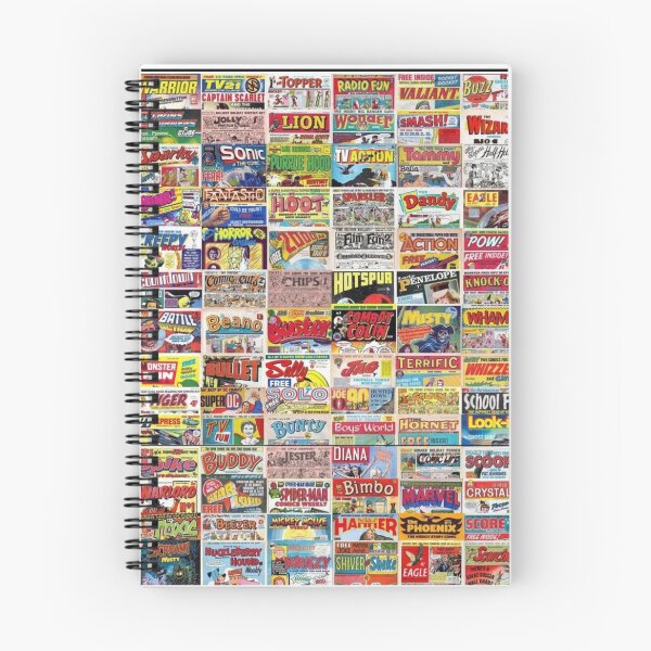 Item preview, Vintage British Comics Tribute designed and sold by IanBakerToons.