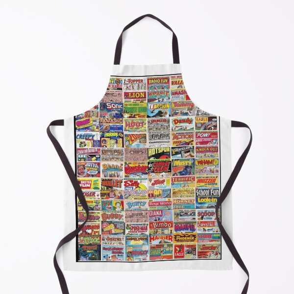 Item preview, Vintage British Comics Tribute designed and sold by IanBakerToons.