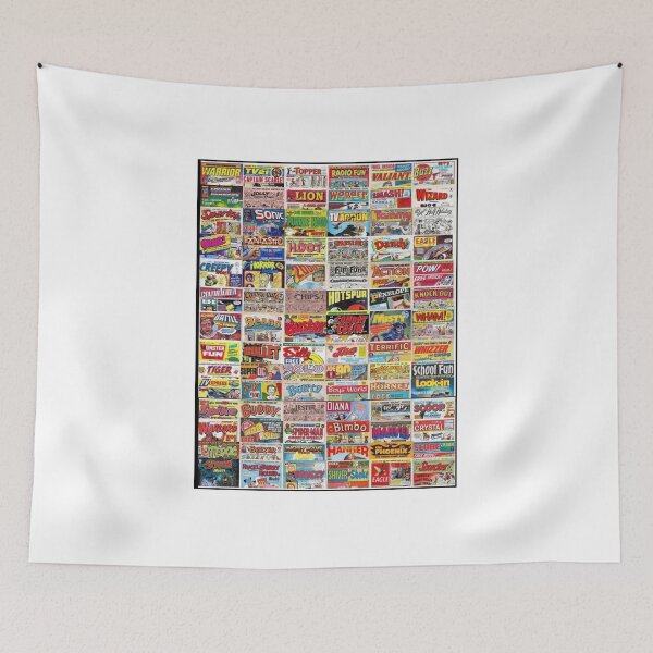 Item preview, Vintage British Comics Tribute designed and sold by IanBakerToons.