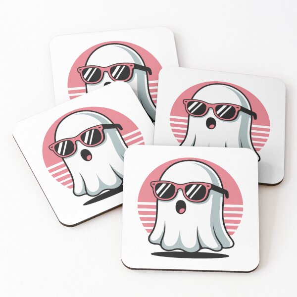 Item preview, Cute Retro Ghost with Sunglasses T-Shirt designed and sold by ArtByYunus.