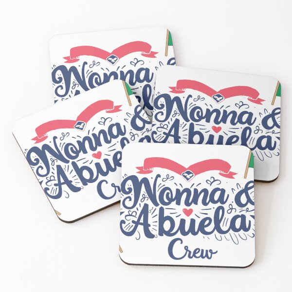 Item preview, Mexican–Italian Family Lettering – Nonna & Abuela Crew Design designed and sold by ArgentoArt.
