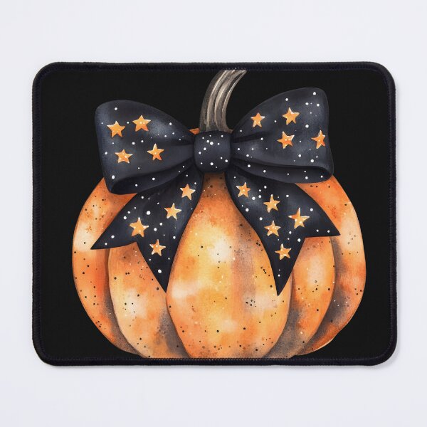Item preview, Cute Fall Pumpkin with Coquette Bow designed and sold by tanabe.