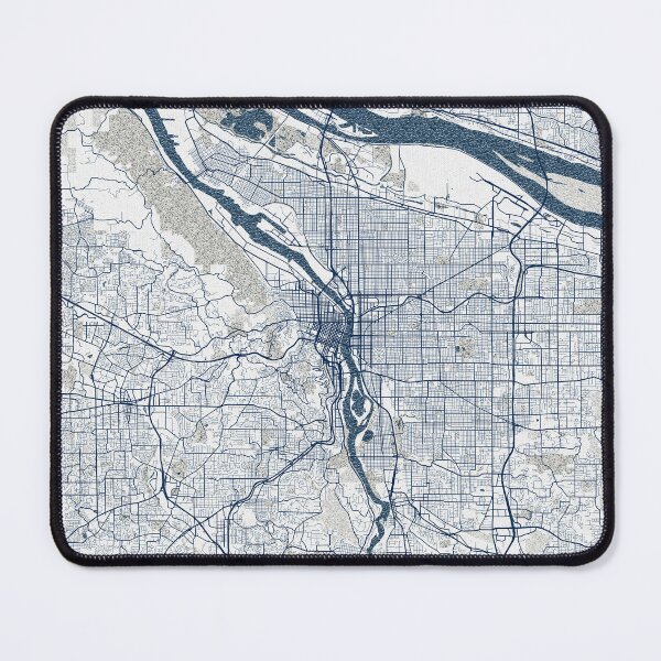 Item preview, Portland City Map of Oregon USA - Coastal designed and sold by deMAP.