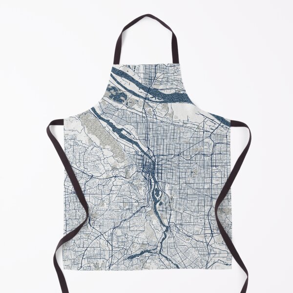 Item preview, Portland City Map of Oregon USA - Coastal designed and sold by deMAP.