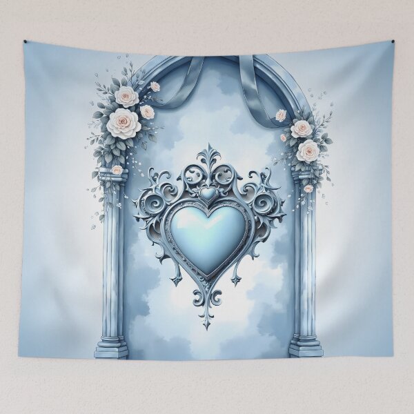 Item preview, An ornate light blue archway designed and sold by nicky2342.