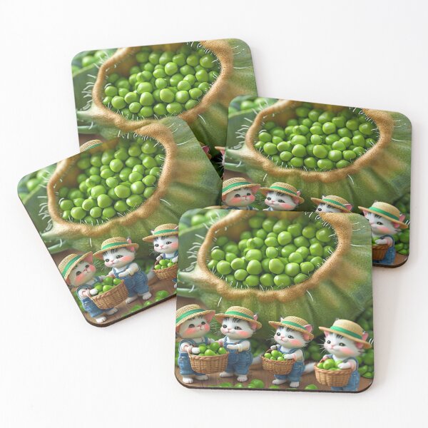 Item preview, Little Kittens Picking Peas designed and sold by M-Y-A-R-T-.